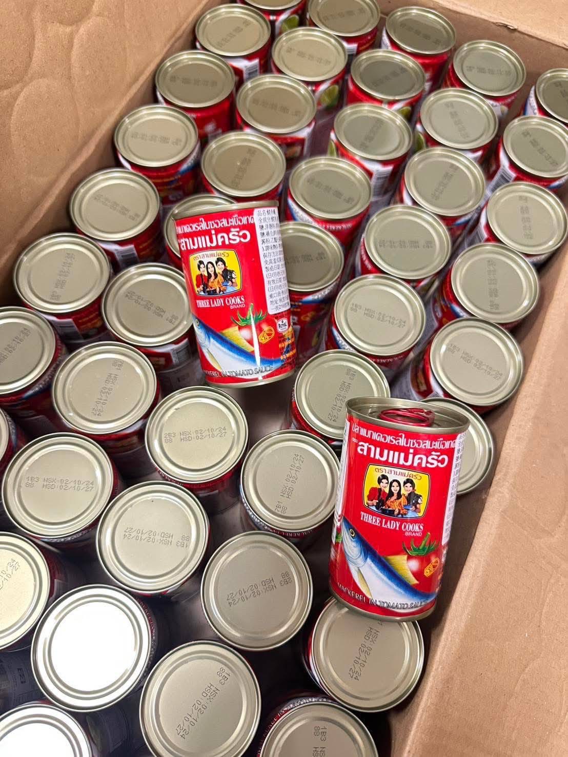 Three Lady Cooks canned sardines in tomato sauce